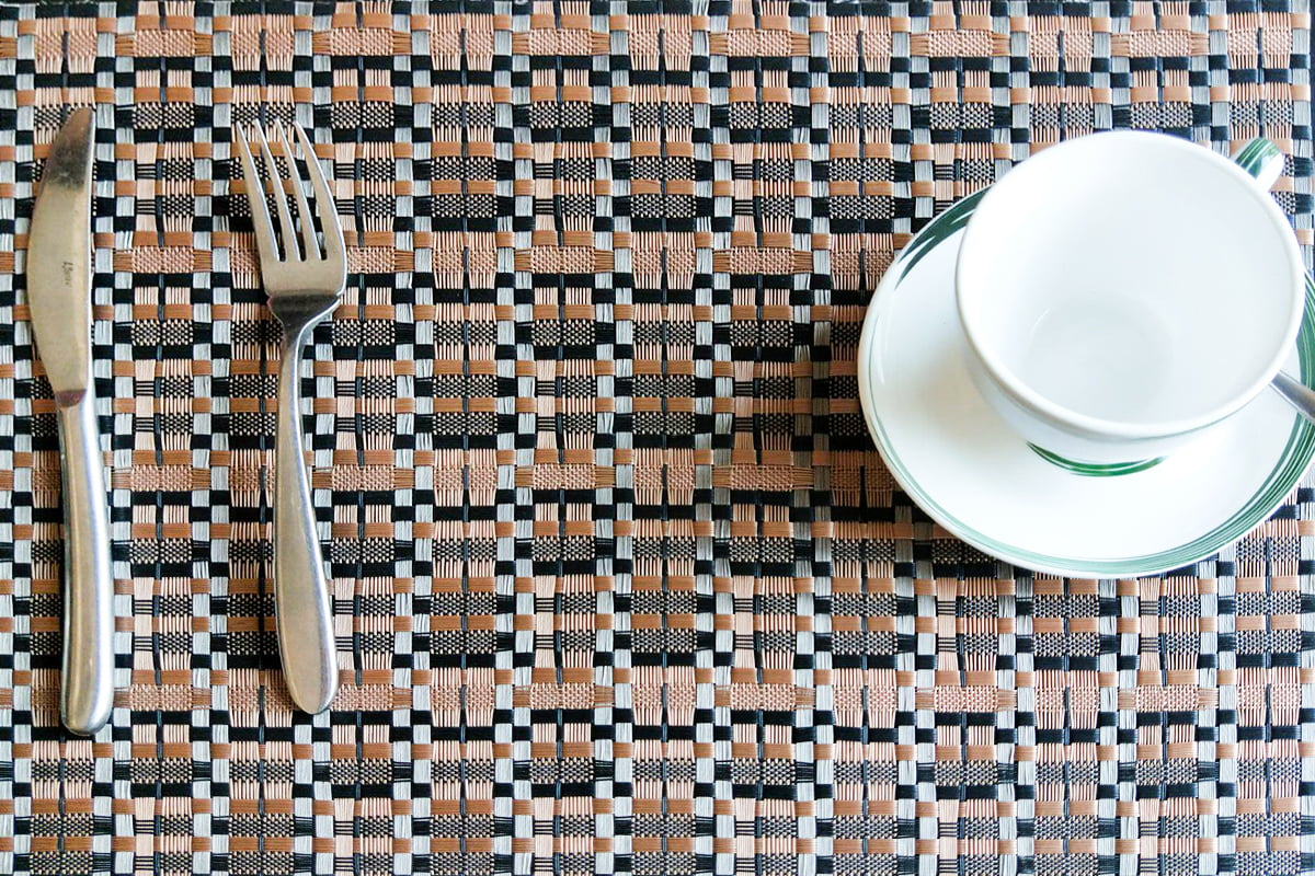 Vinyl Woven PVC Mesh Placemat: The Backbone of Practical Table Setting